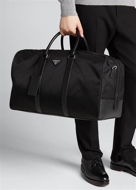 prada mens duffle bag|prada nylon duffel bags.